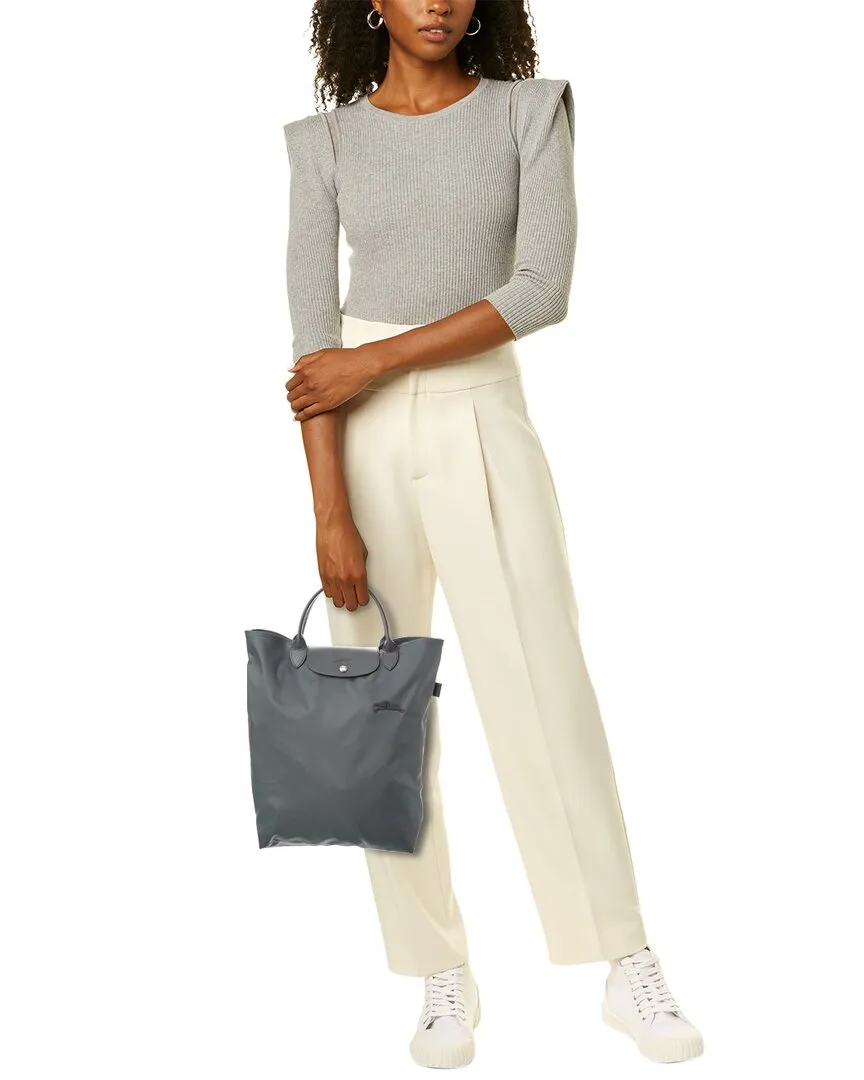 Longchamp Le Pliage Green Medium Canvas Tote