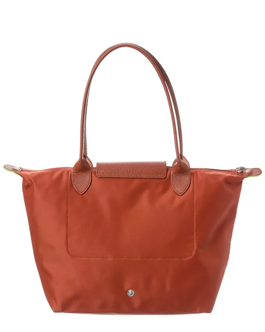 Longchamp Le Pliage Green Medium Canvas Tote