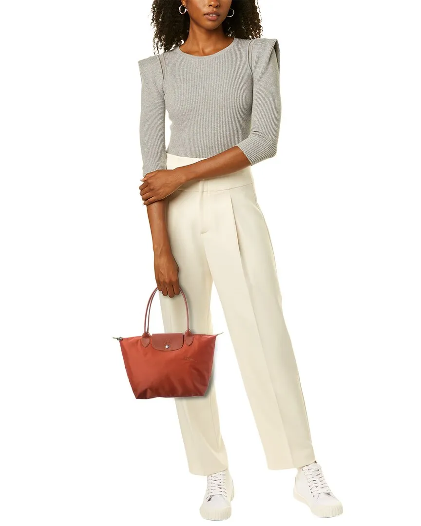 Longchamp Le Pliage Green Medium Canvas Tote