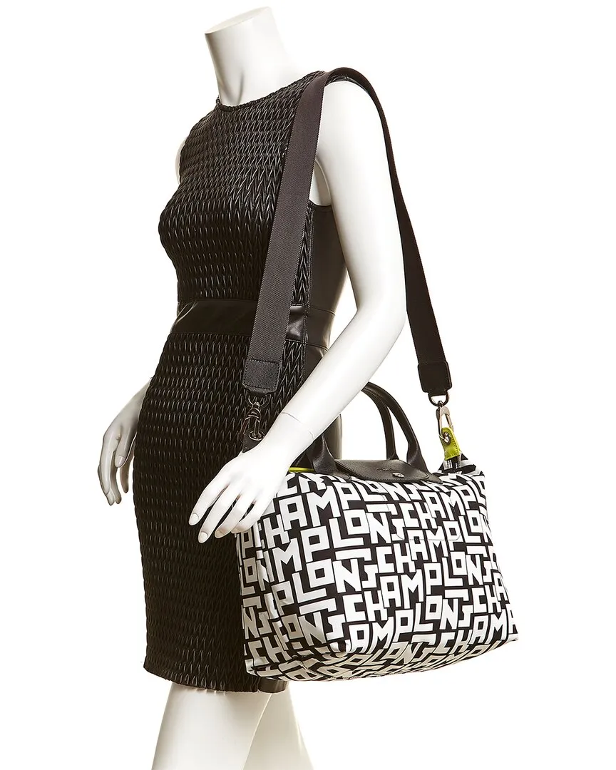 Longchamp Le Pliage Medium LGP Nylon Short Handle Tote