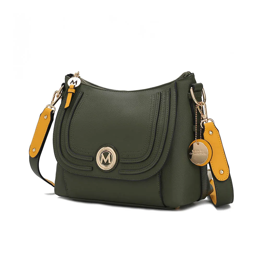 Maggie Vegan Leather Crossbody Handbag