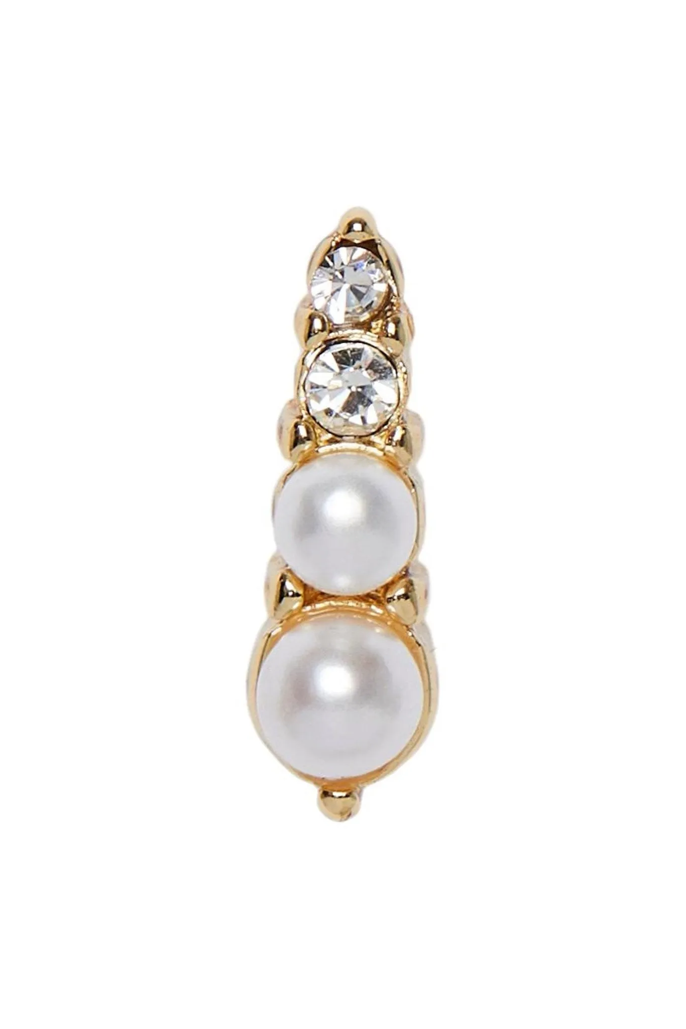 Malene Oblong Earrings - Gold