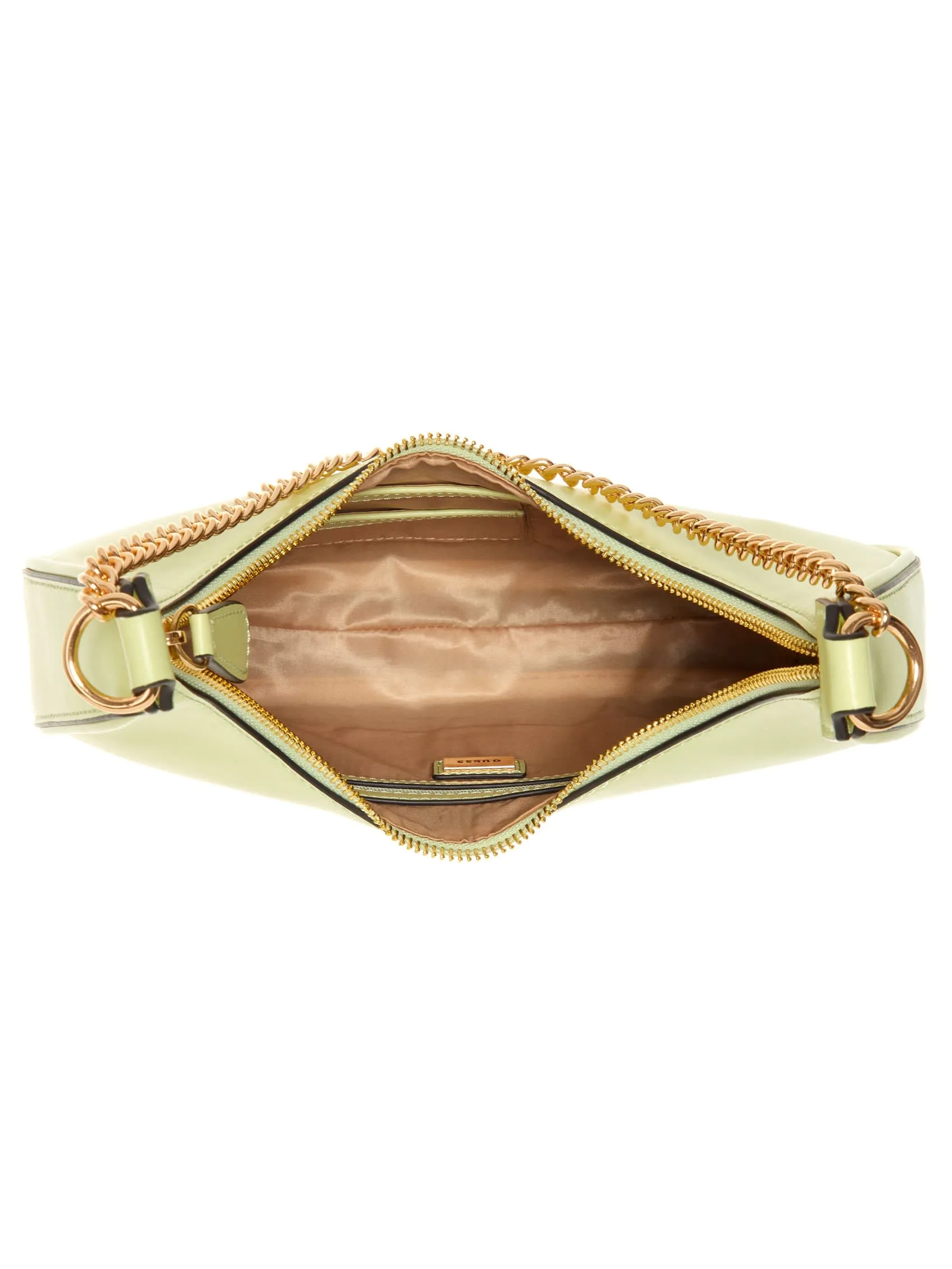 Mandarina Mini Top-Zip Shoulder Bag