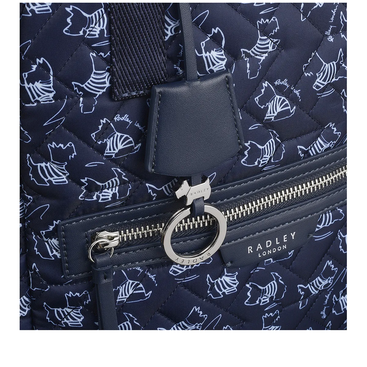 Maple Cross Signature Quilt - Medium Zip Top Backpack