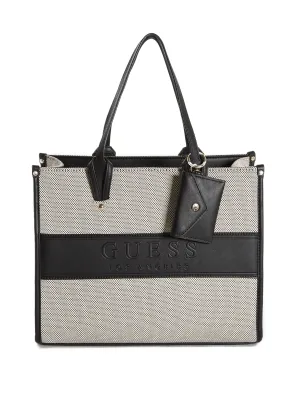 Maya Color-Block Canvas Tote
