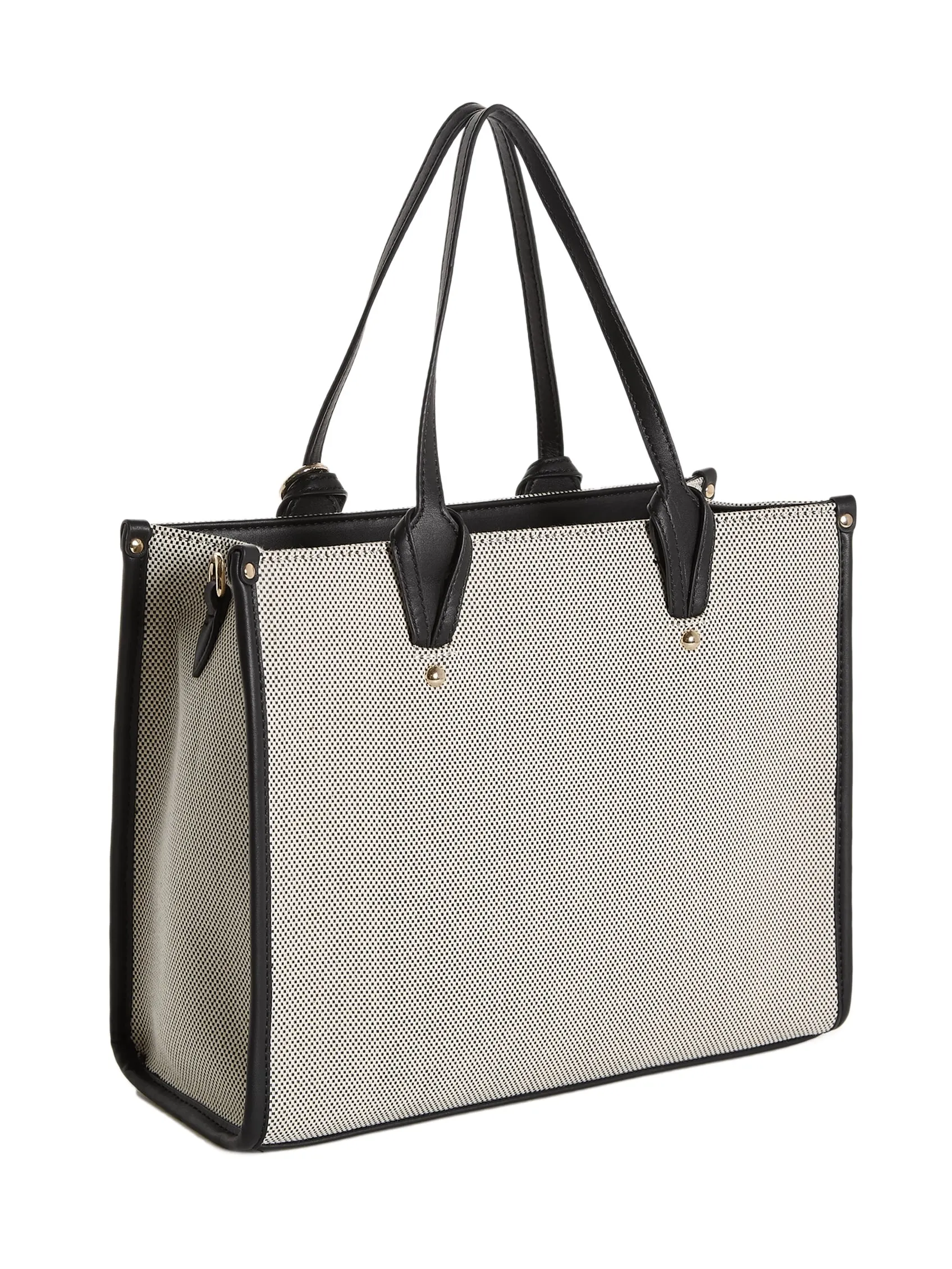 Maya Color-Block Canvas Tote