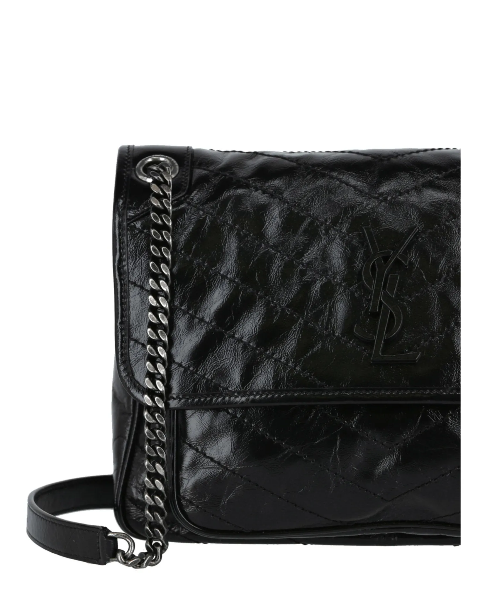 Medium Niki Leather Shoulder Bag