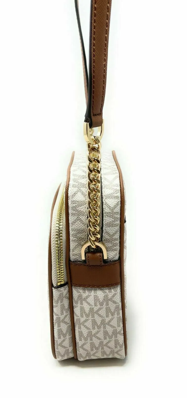Michael Kors Jet Set Travel Signature Logo Chain Crossbody F Bag