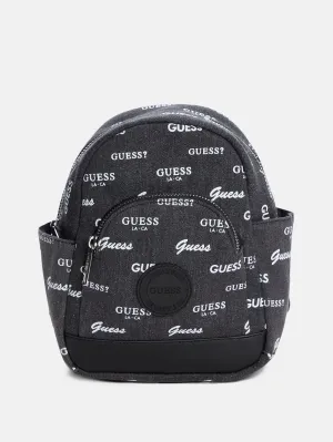 Mini Denim Backpack
