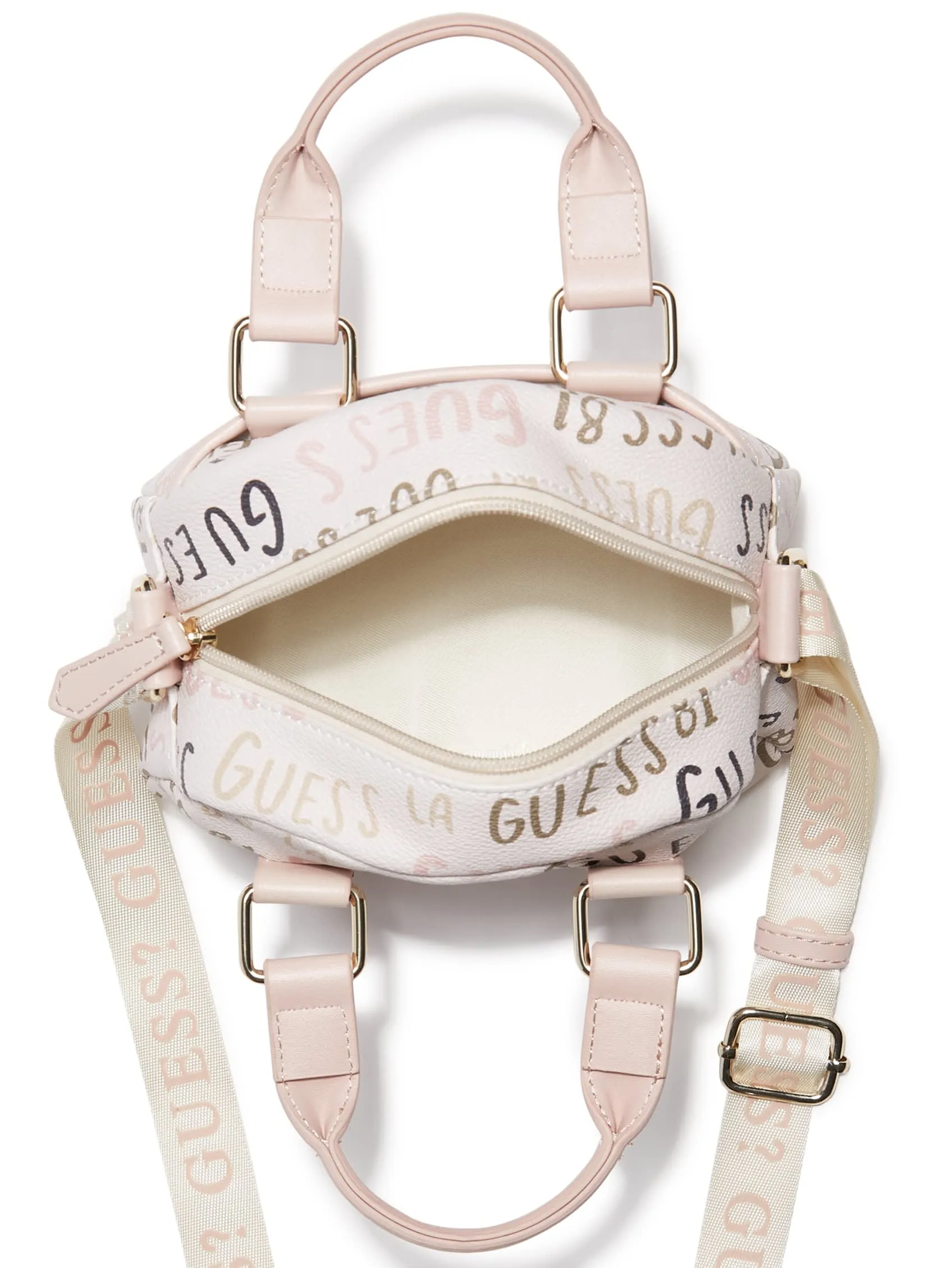 Mini Faux-Leather Logo Satchel