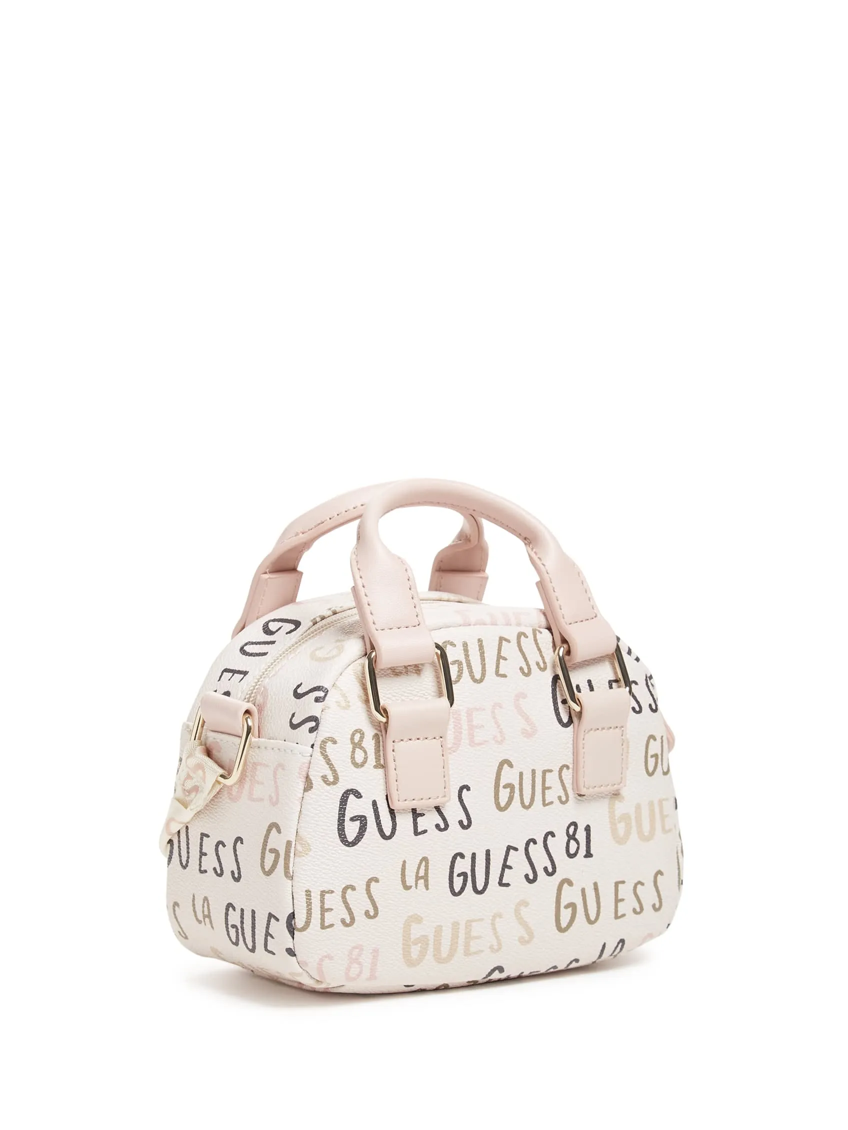 Mini Faux-Leather Logo Satchel
