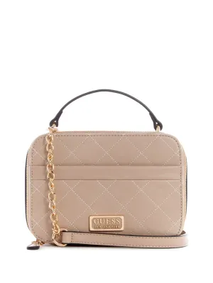 Mirabelli Quilted Mini Double Zip Crossbody