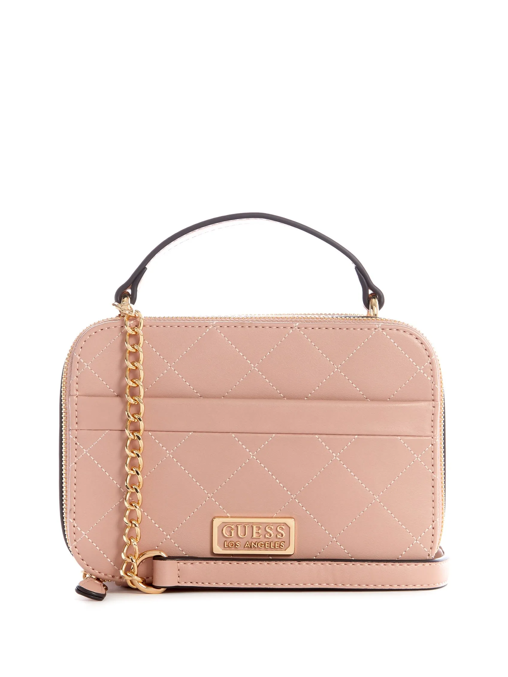 Mirabelli Quilted Mini Double Zip Crossbody