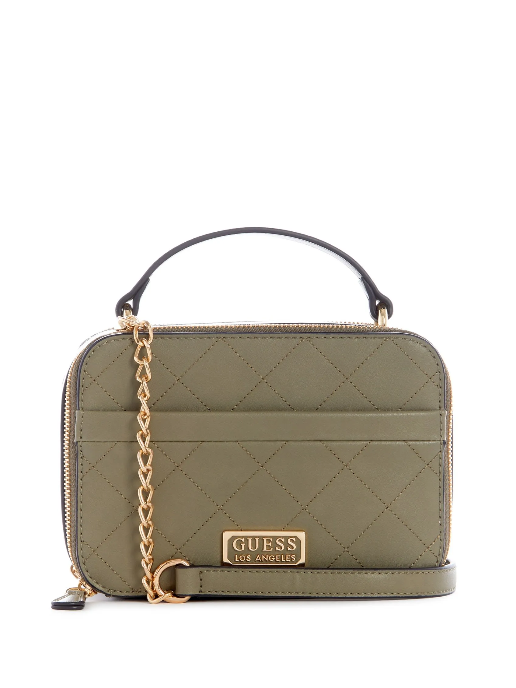 Mirabelli Quilted Mini Double Zip Crossbody
