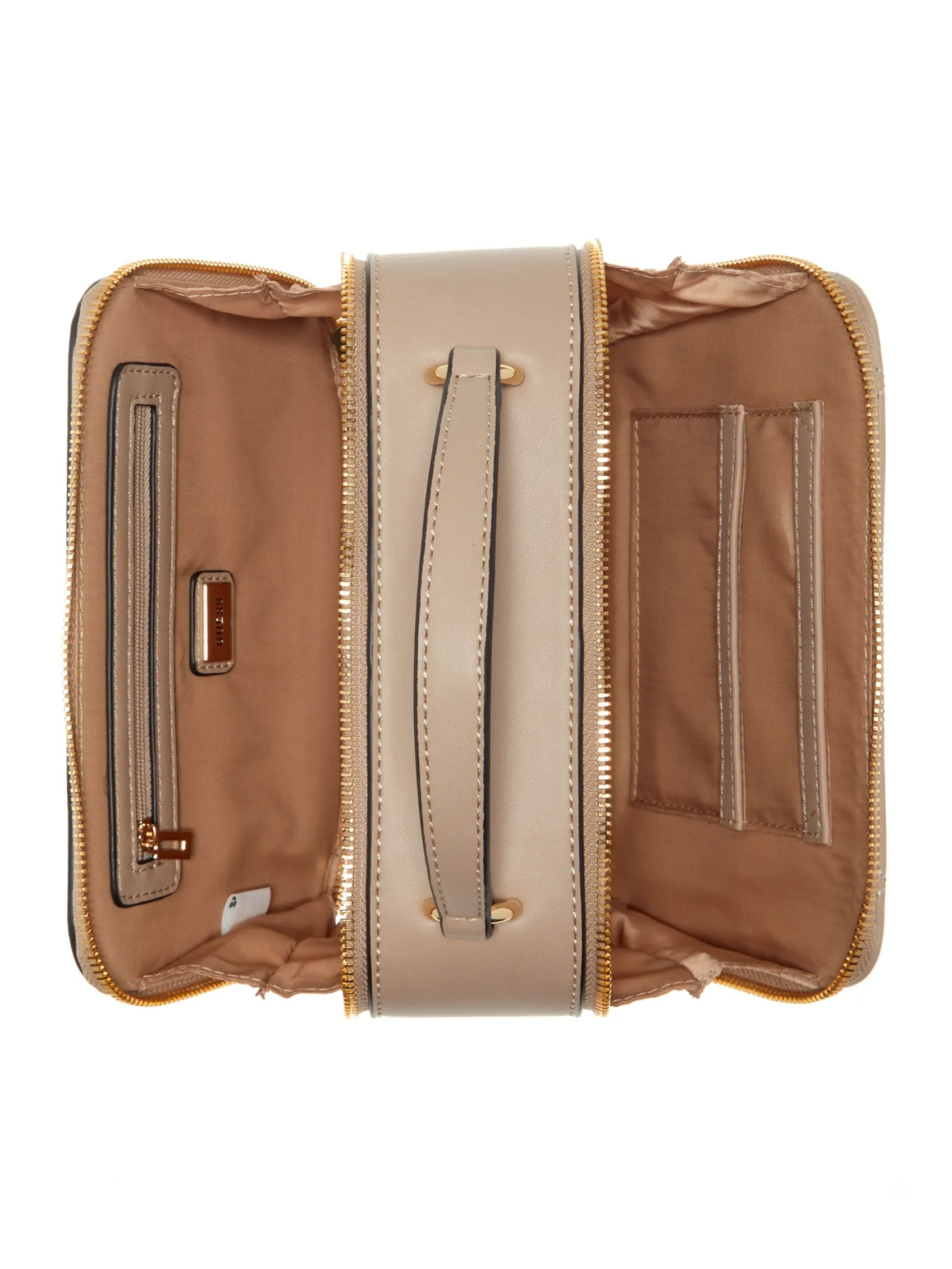 Mirabelli Quilted Mini Double Zip Crossbody