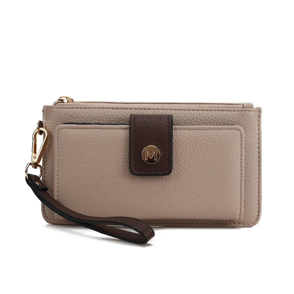 MKF Collection Olympe Vegan Leather Women’s Wristlet Wallet by Mia K