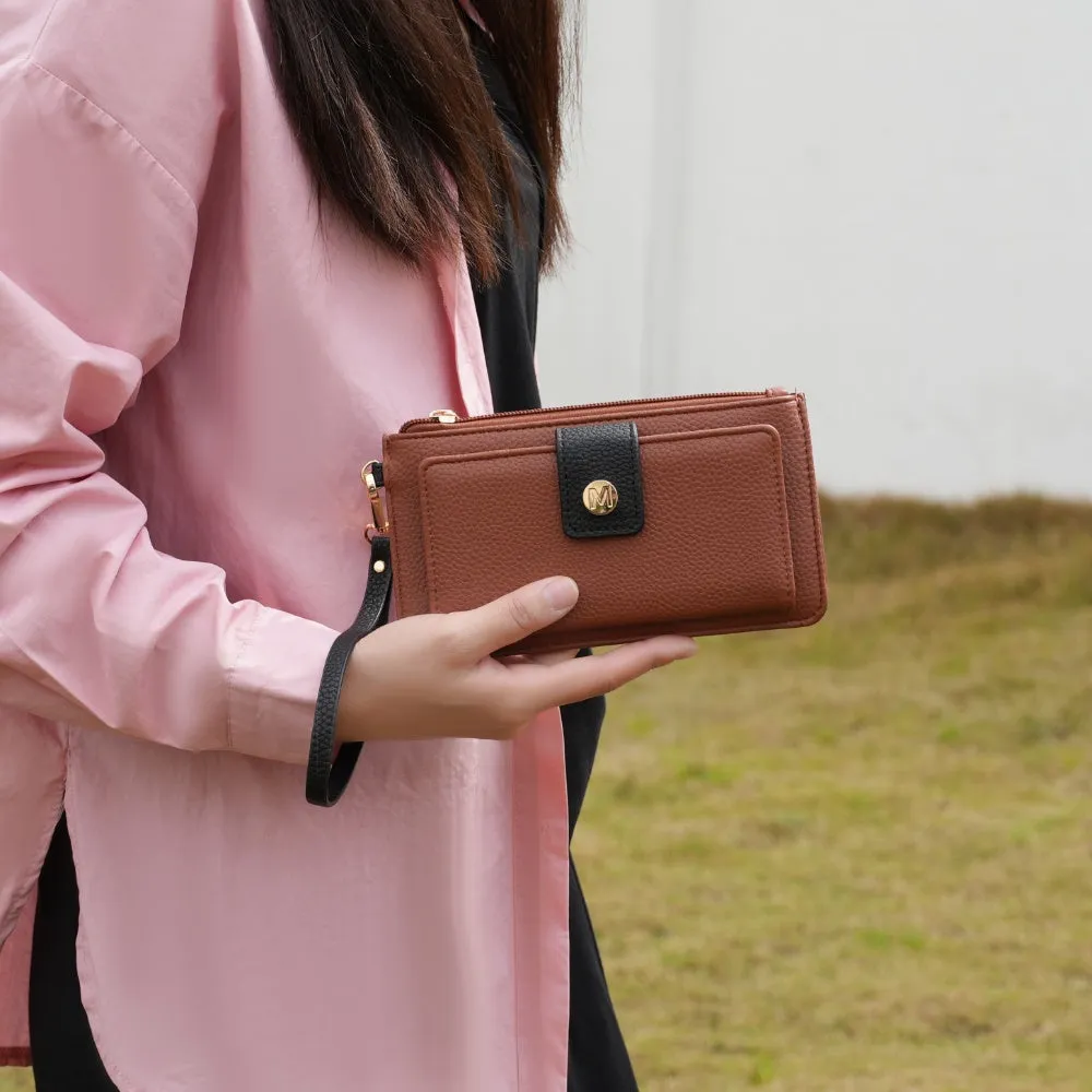 MKF Collection Olympe Vegan Leather Women’s Wristlet Wallet by Mia K