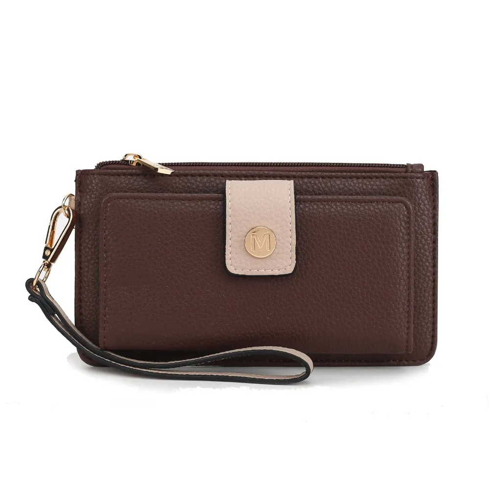 MKF Collection Olympe Vegan Leather Women’s Wristlet Wallet by Mia K