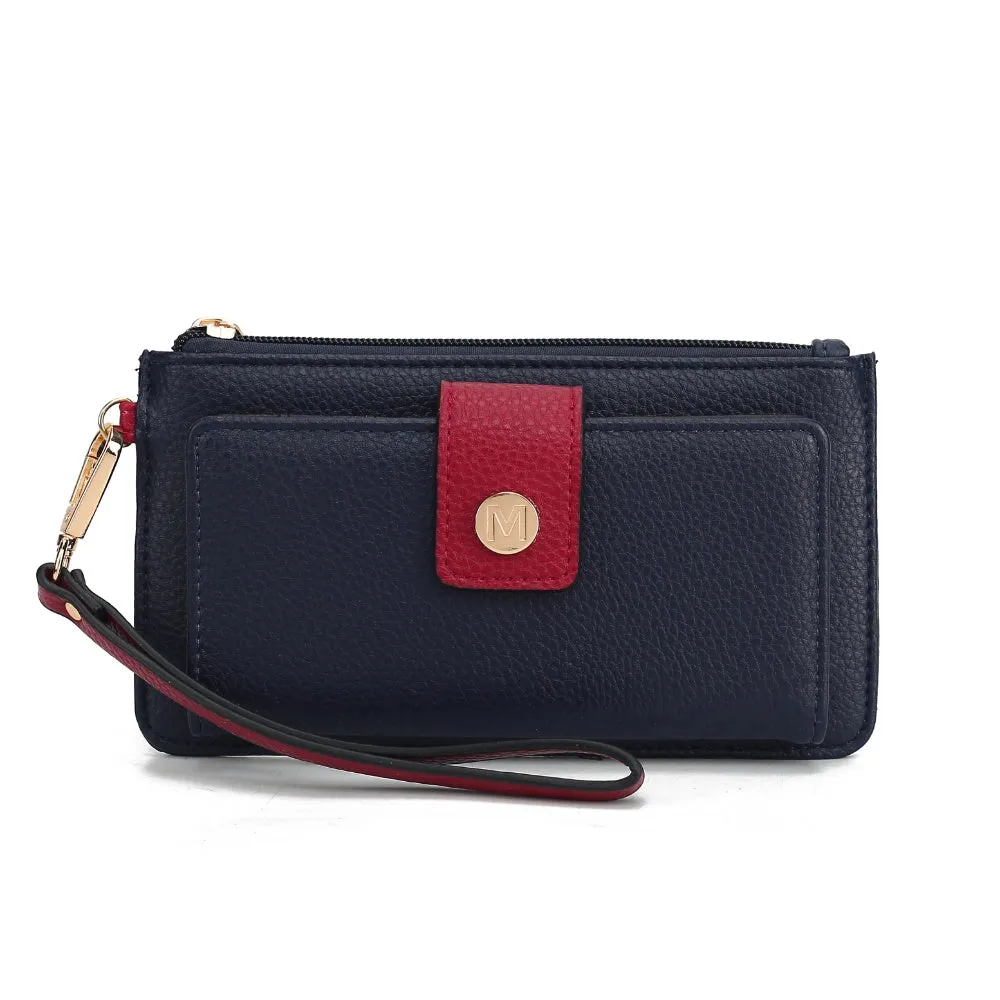 MKF Collection Olympe Vegan Leather Women’s Wristlet Wallet by Mia K