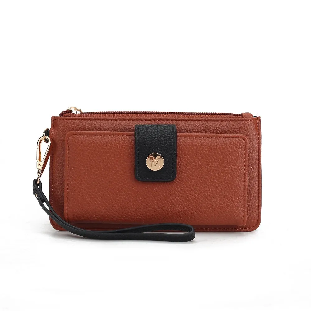 MKF Collection Olympe Vegan Leather Women’s Wristlet Wallet by Mia K
