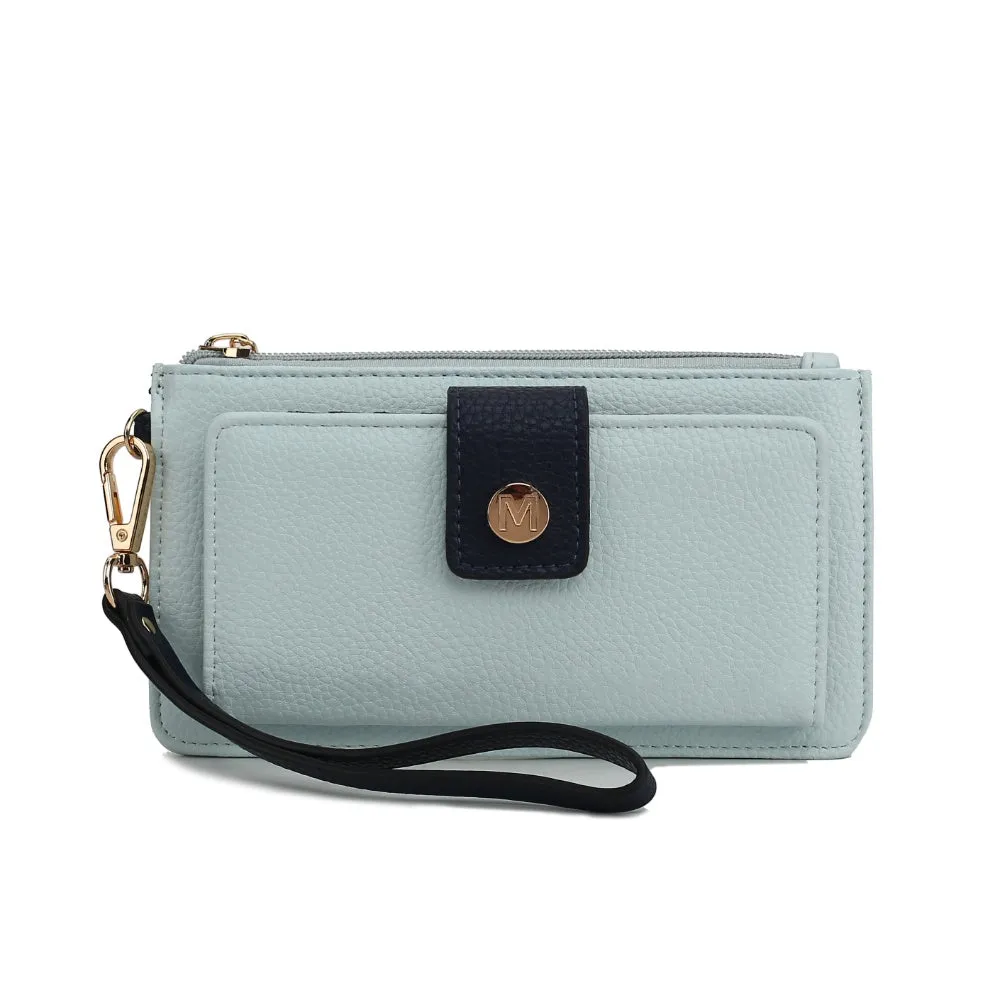 MKF Collection Olympe Vegan Leather Women’s Wristlet Wallet by Mia K