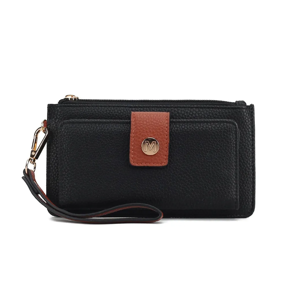 MKF Collection Olympe Vegan Leather Women’s Wristlet Wallet by Mia K