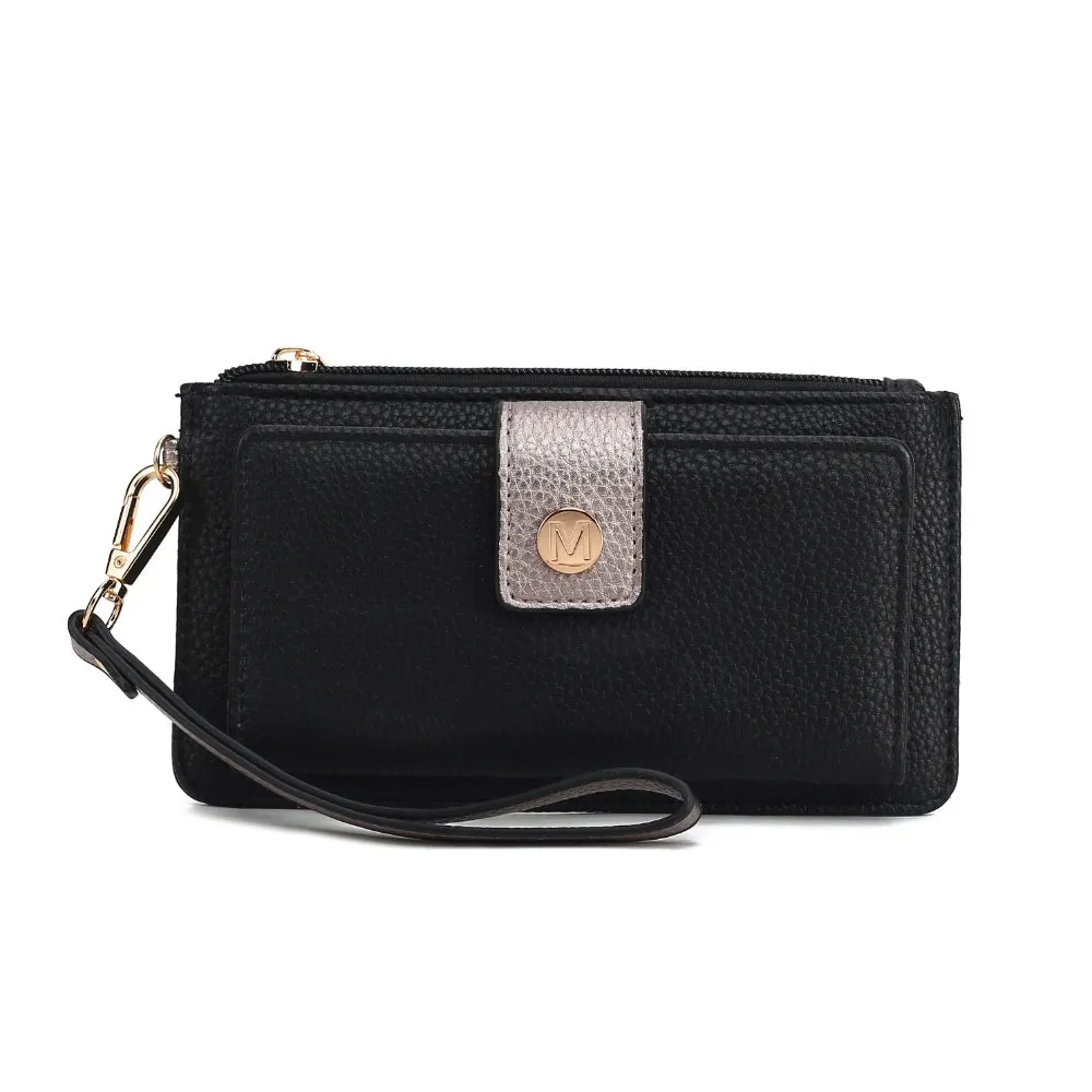 MKF Collection Olympe Vegan Leather Women’s Wristlet Wallet by Mia K
