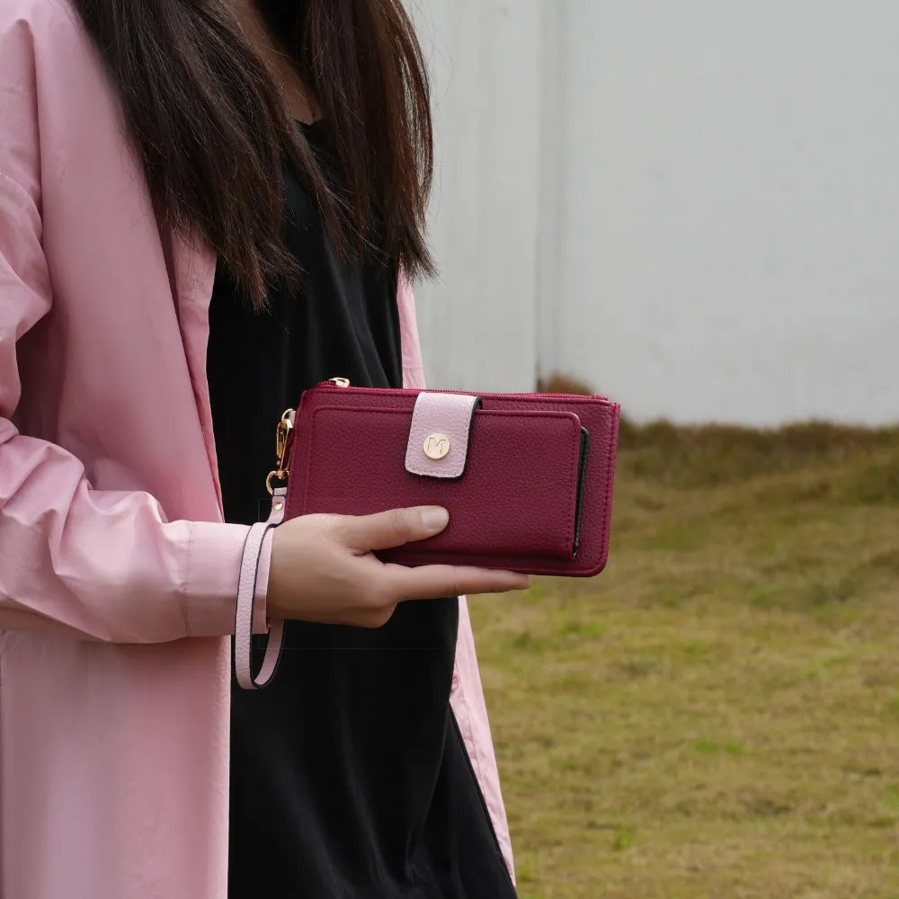 MKF Collection Olympe Vegan Leather Women’s Wristlet Wallet by Mia K