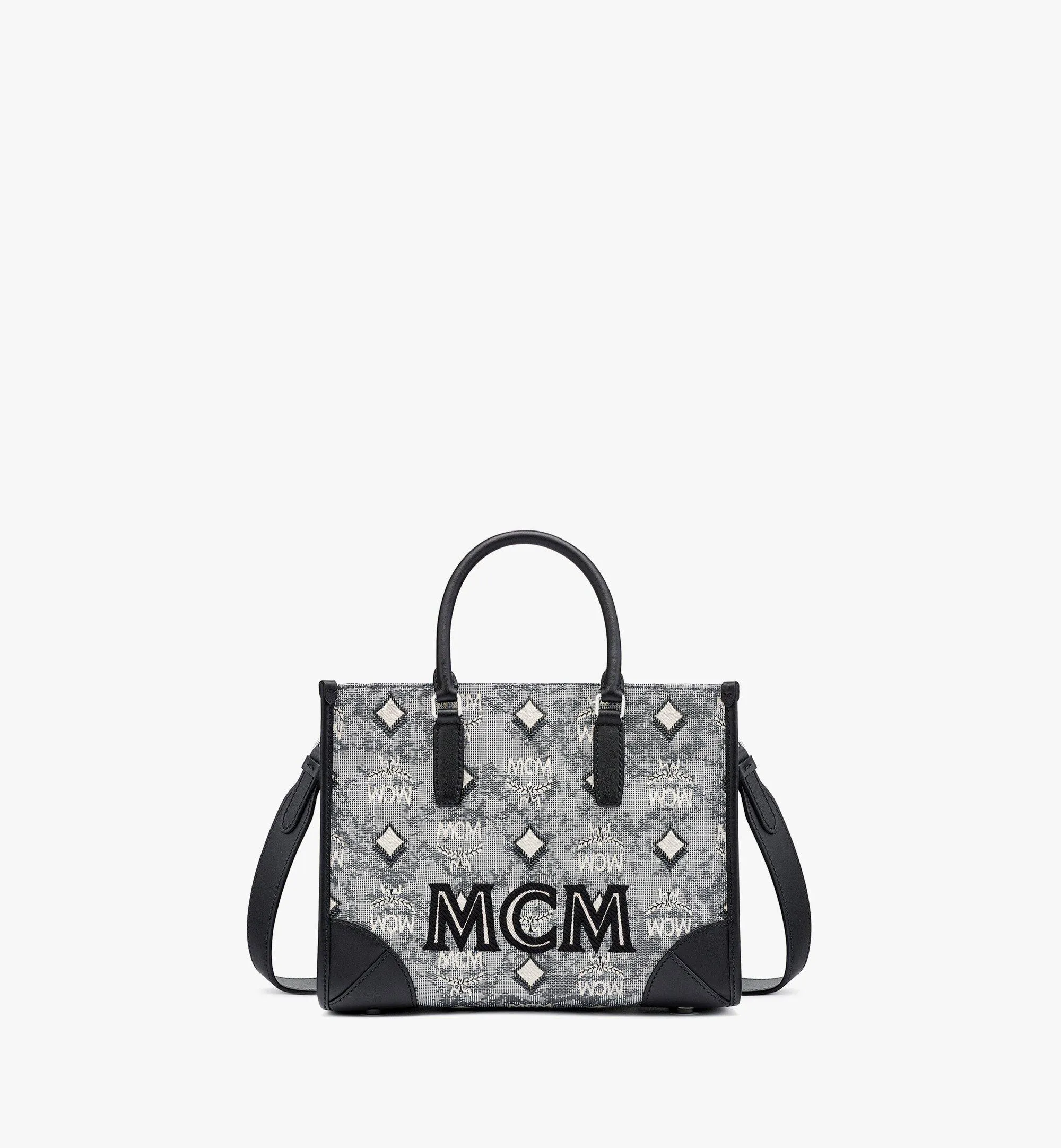 München Tote In Vintage Monogram Jacquard