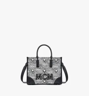 München Tote In Vintage Monogram Jacquard