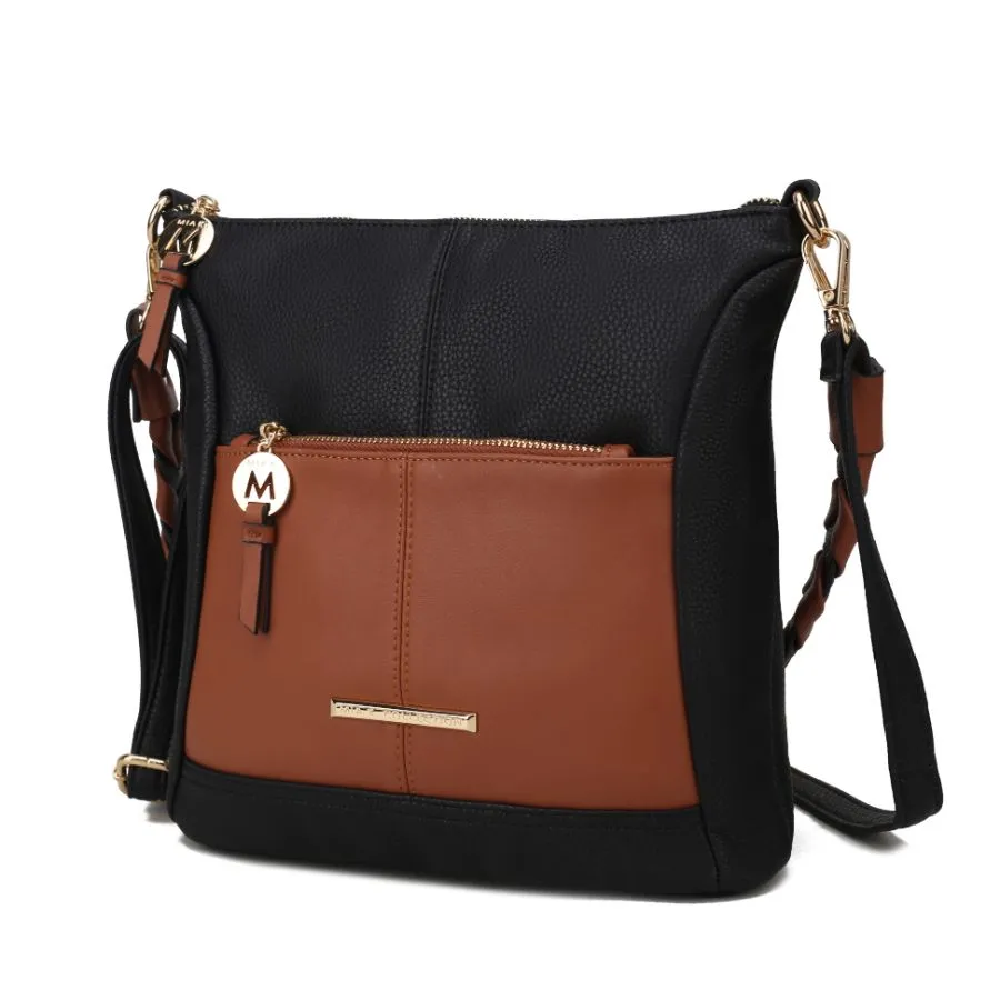 Nala Vegan Color-block Leather Women’s Shoulder Bag