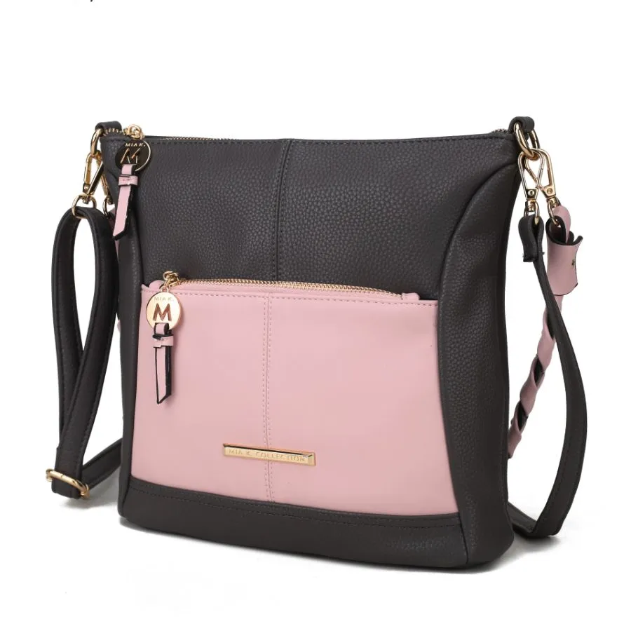 Nala Vegan Color-block Leather Women’s Shoulder Bag