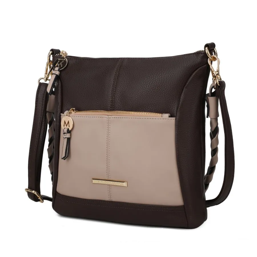 Nala Vegan Color-block Leather Women’s Shoulder Bag
