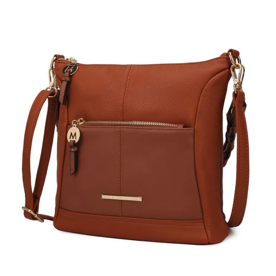 Nala Vegan Color-block Leather Women’s Shoulder Bag