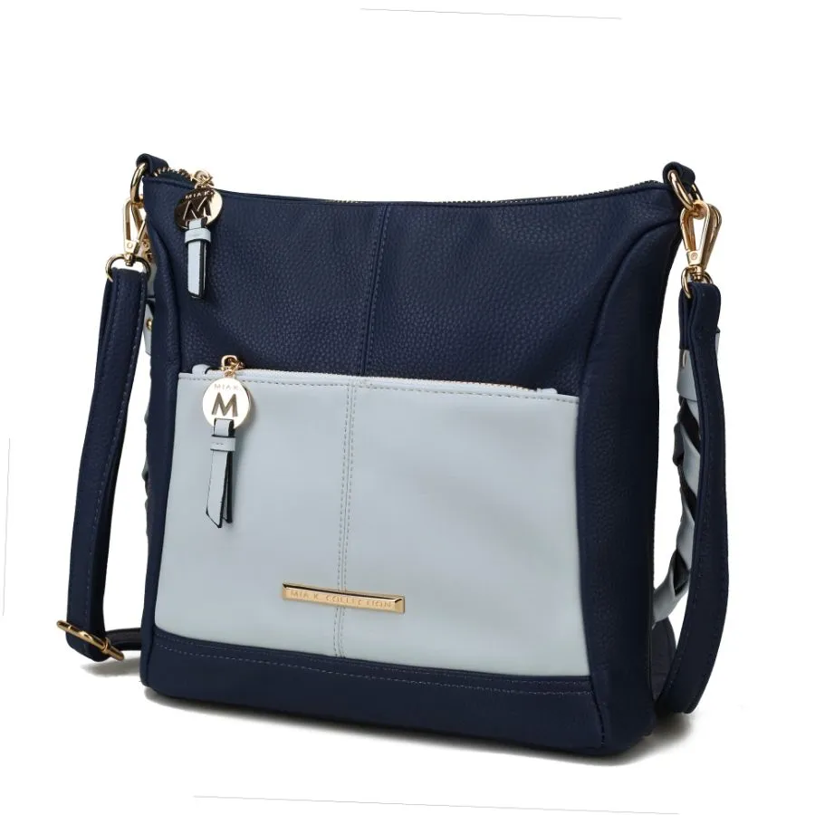 Nala Vegan Color-block Leather Women’s Shoulder Bag