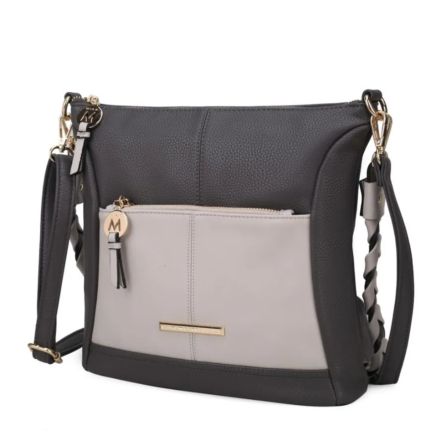 Nala Vegan Color-block Leather Women’s Shoulder Bag