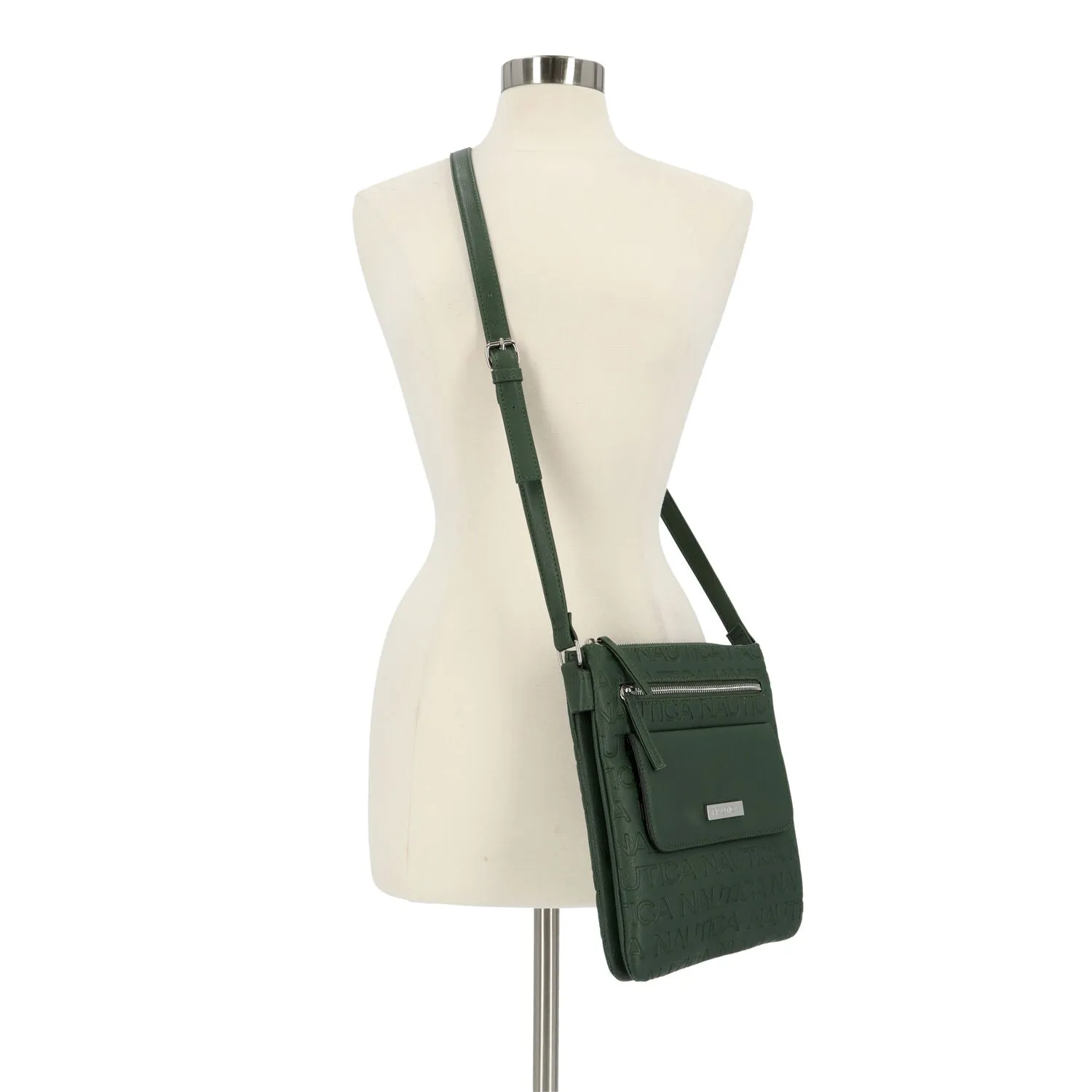 Nautica Womens Delray Key Largo Crossbody Bag