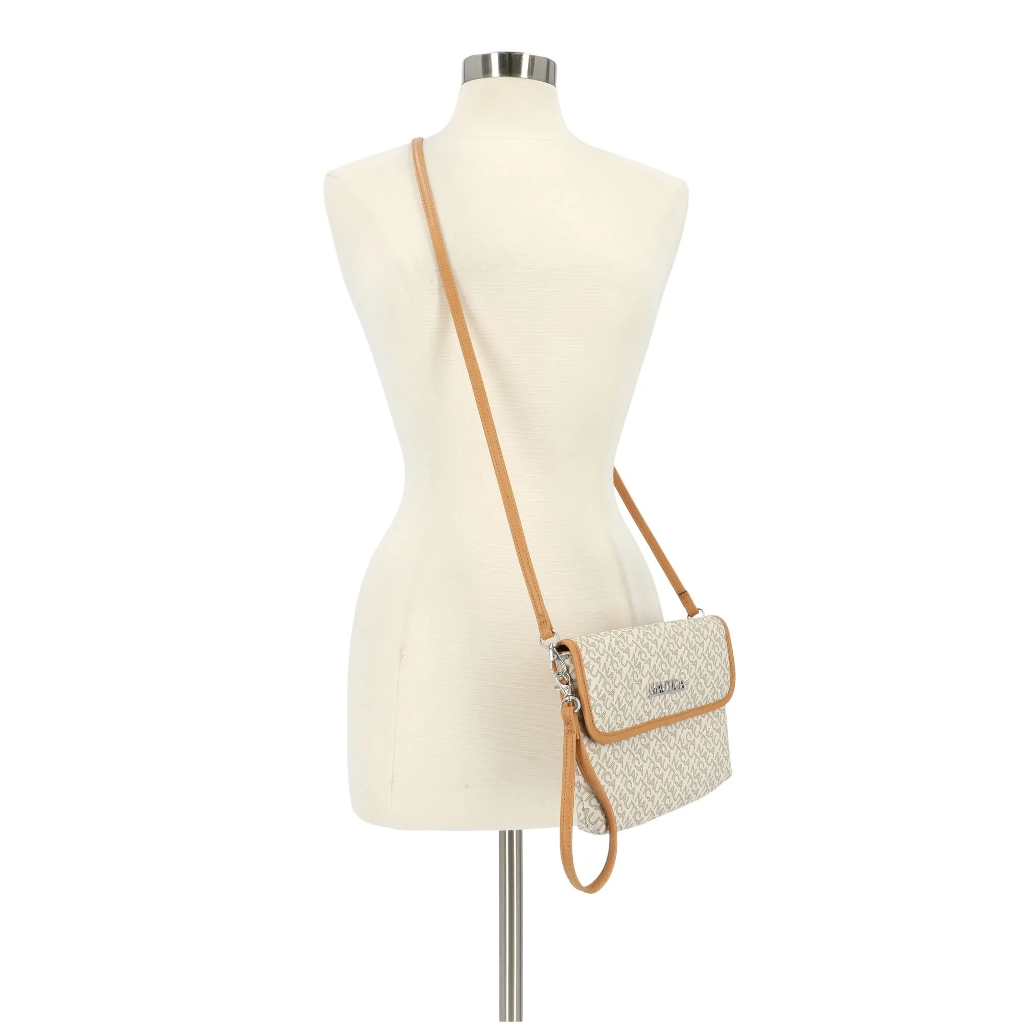 Nautica Womens Mini Wristlet Crossbody Bag