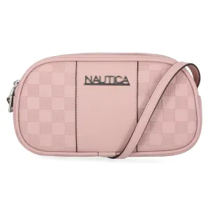 Nautica Womens Woven Crossbody Bag