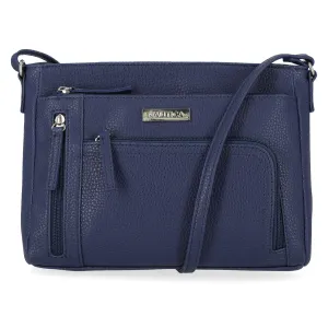 Nautica Womens Zip Crossbody Bag