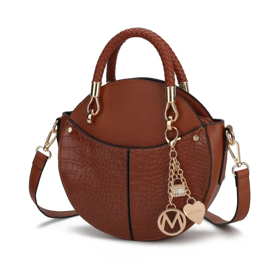 Nobella Croco Crossbody Handbag for Women's