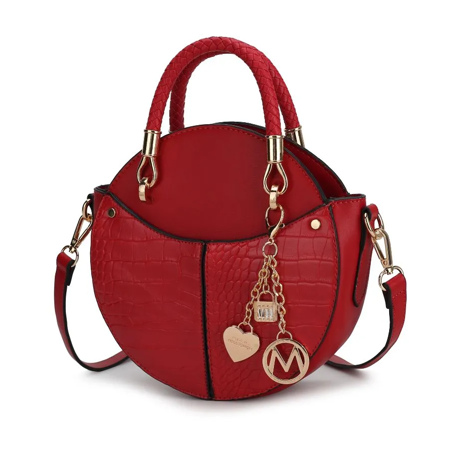 Nobella Croco Crossbody Handbag for Women's