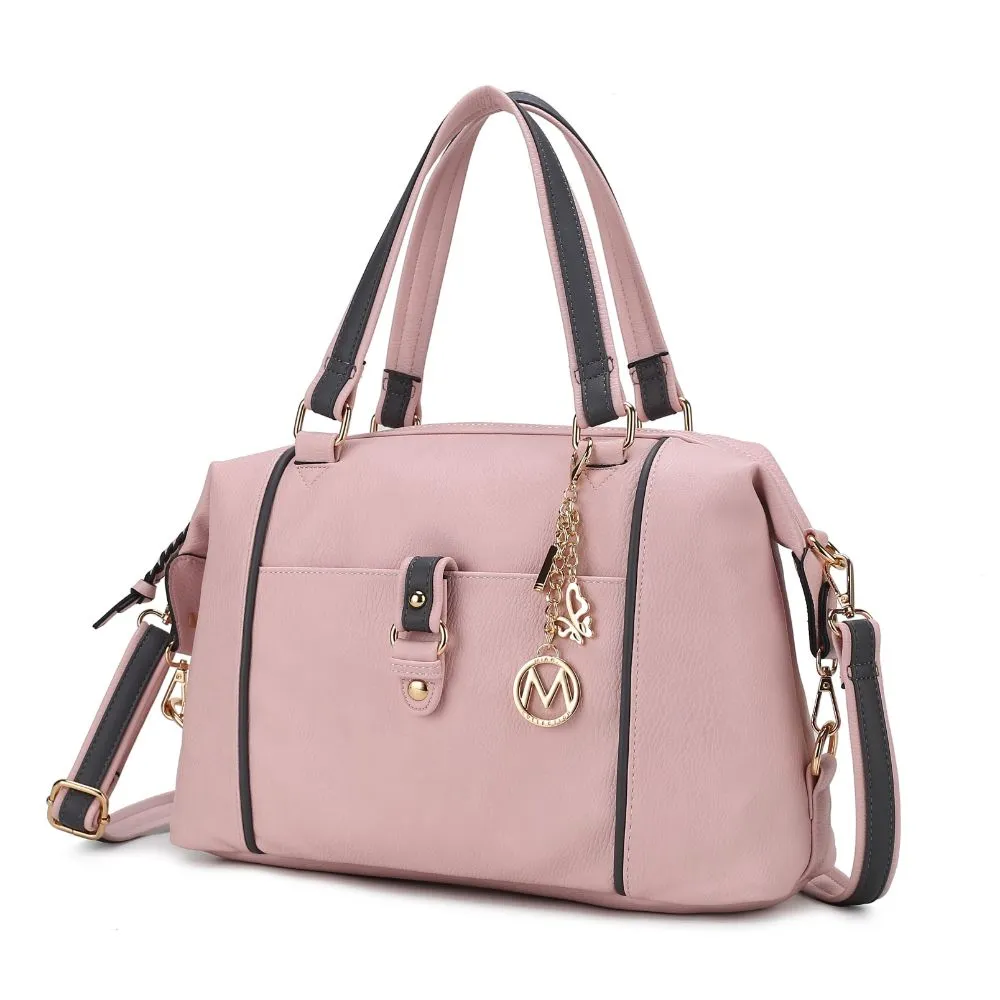 Opal Vegan Leather Medium Weekender Handbag for Women