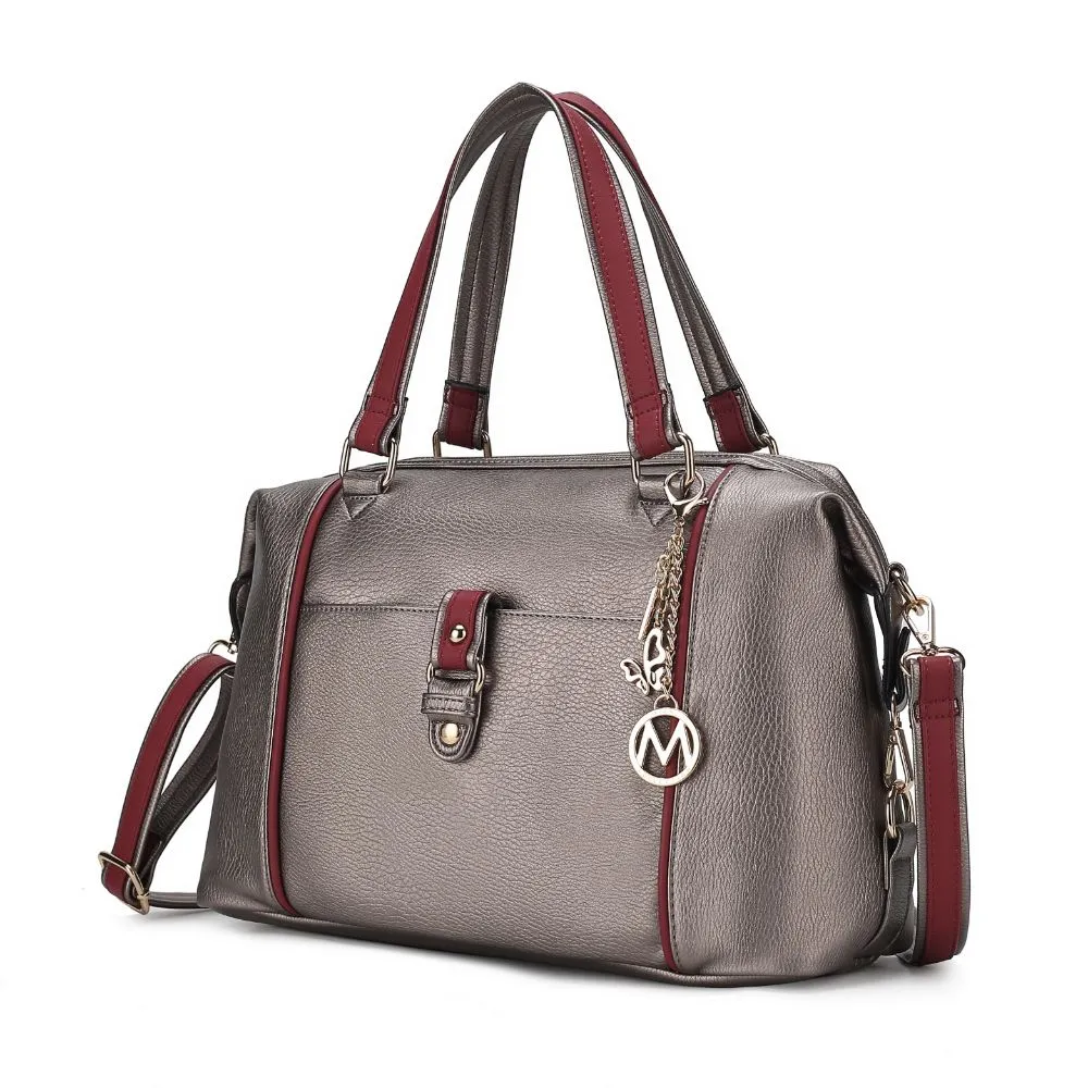 Opal Vegan Leather Medium Weekender Handbag for Women