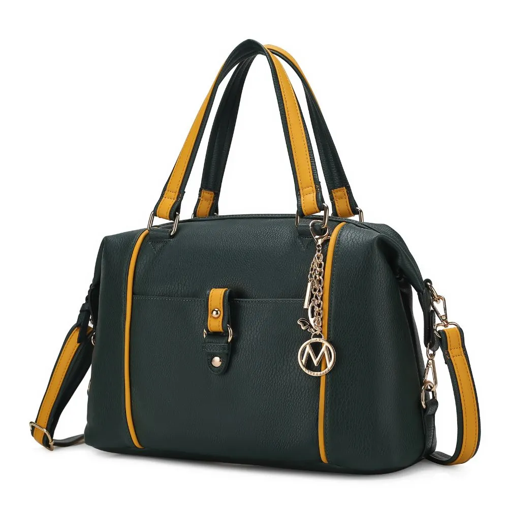 Opal Vegan Leather Medium Weekender Handbag for Women