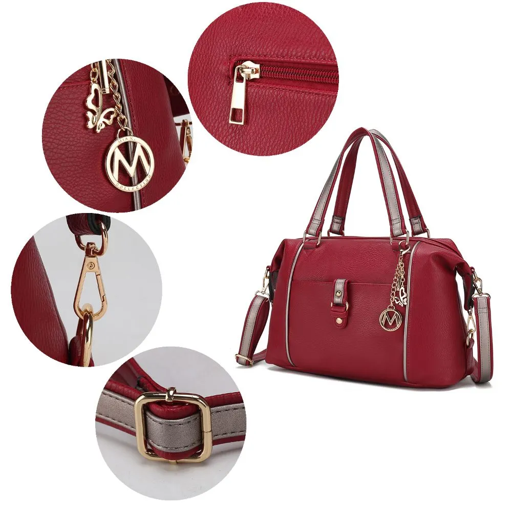 Opal Vegan Leather Medium Weekender Handbag for Women