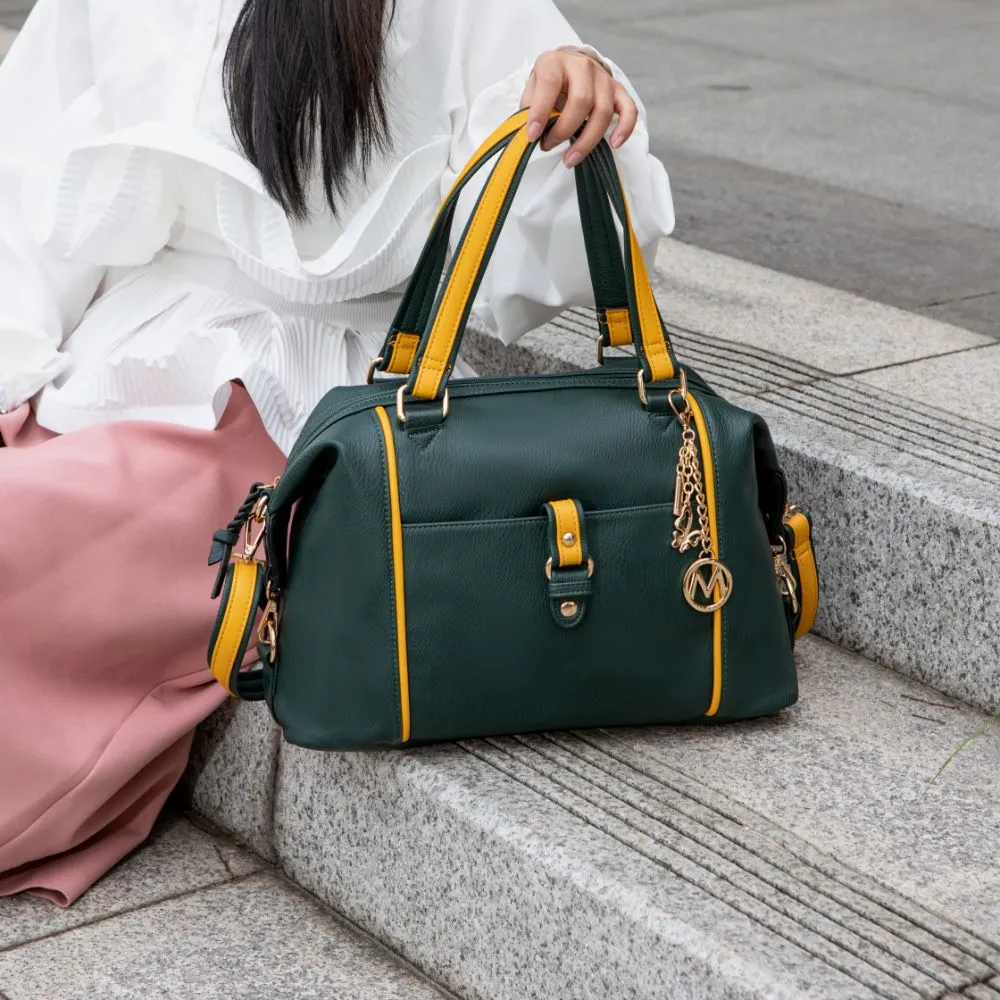 Opal Vegan Leather Medium Weekender Handbag for Women