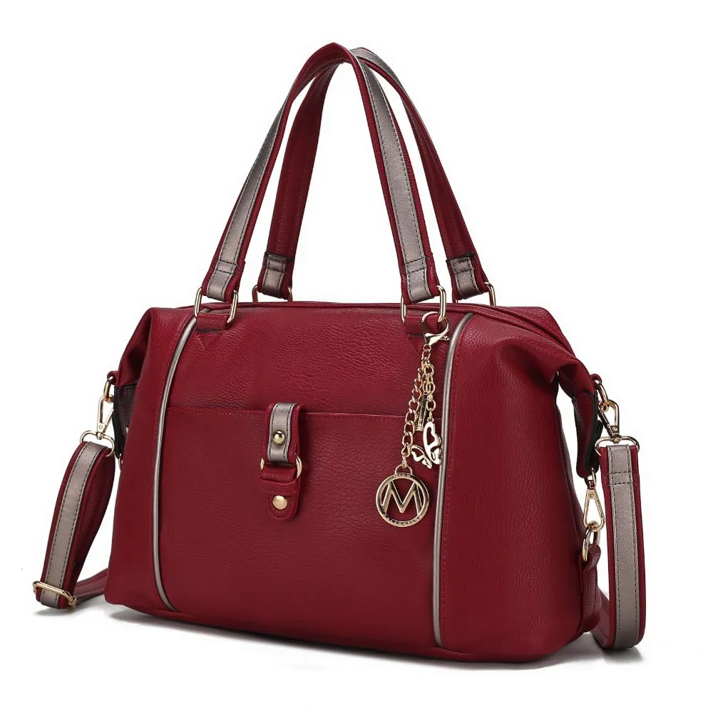 Opal Vegan Leather Medium Weekender Handbag for Women