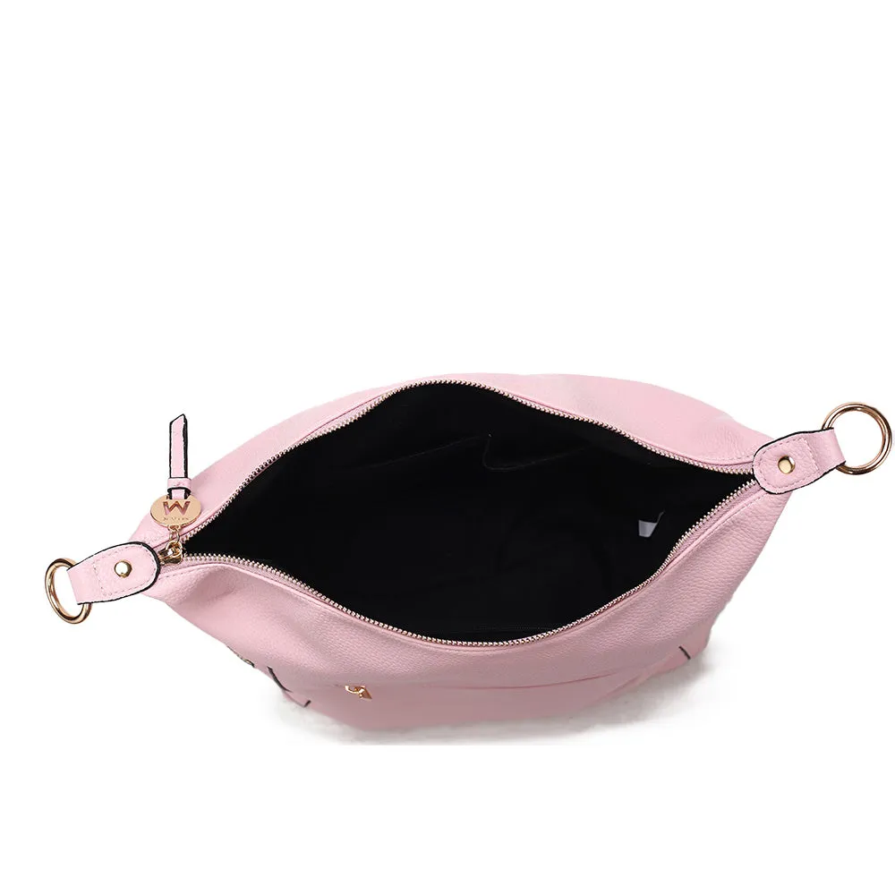 Ophelia Vegan Leather Women’s Hobo Bag with Wallet – 2 pieces