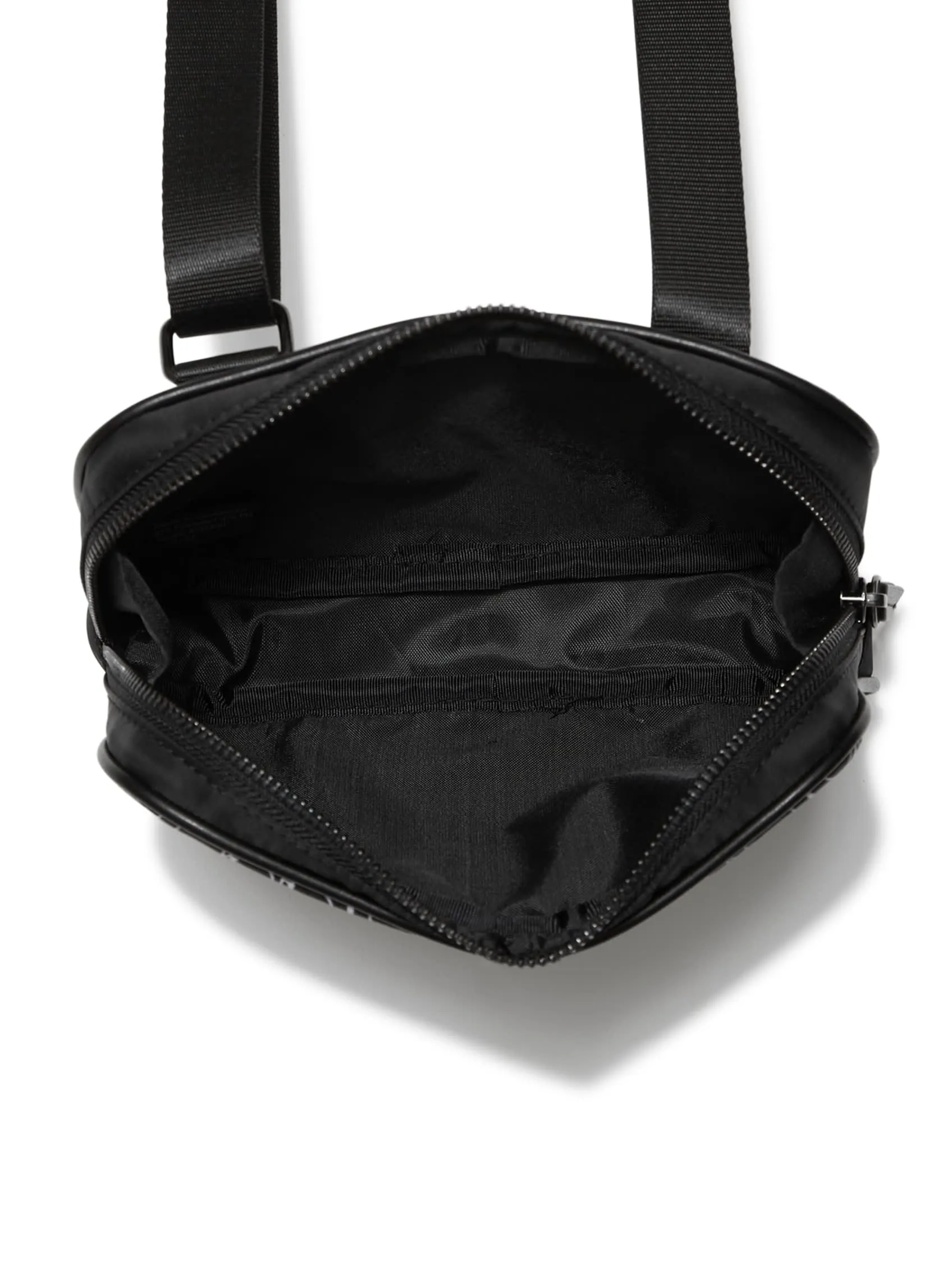 Outline Logo Print Nylon Crossbody